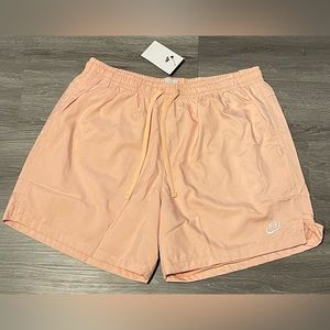 Nike Sportswear “Pink Salmon” Woven Flow Shorts
